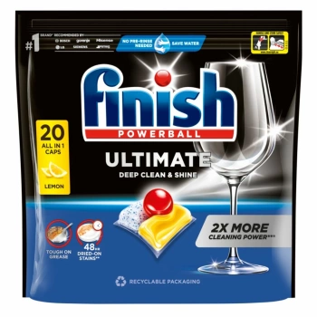 TABLETKI DO ZMYWARKI FINISH ULTIMATE LEMON 20SZT