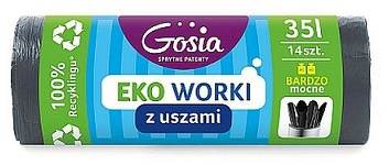 GOSIA WORKI NA ŚMIECI Z USZAMI EKO 35L