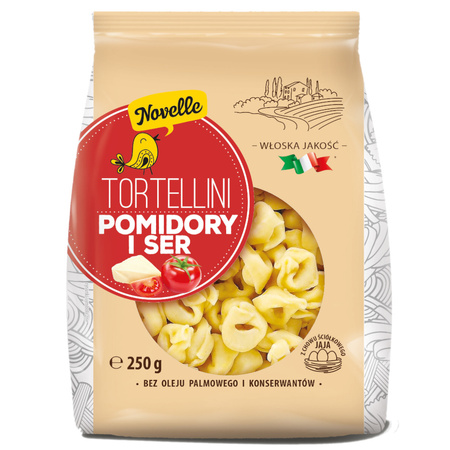 MAKARONY POLSKIE TORTELLINI POMIDORY I SER NOVELLE 250G