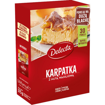 DELECTA CIASTO KARPATKA+KREM 375/390G