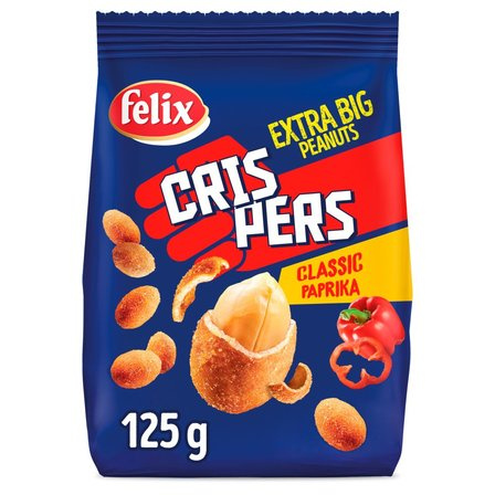 INTERSNACK ORZESZKI CRISPERS PAPRIKA 125G