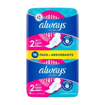 PODPASKI ALWAYS ULTRA DUO SUPER PLUS 16SZT