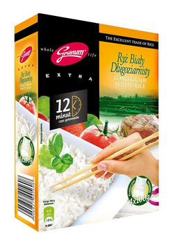MELVIT RYŻ BIAŁY GRANUM 4x100G