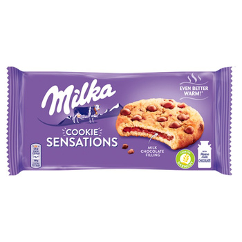 Milka Ciastka Sensations choco inside 156G