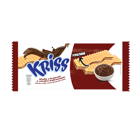 KRISS WAFELKI O SMAKU KAKAOWYM 180G