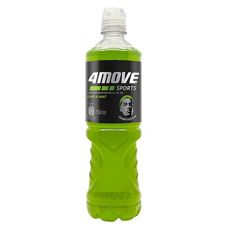 4MOVE DRINK BUTELKA PET 0,75L MINT&LIME