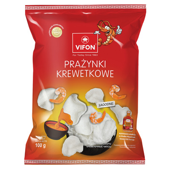 Prażynki krewetkowe łagodne VIFON 100 g