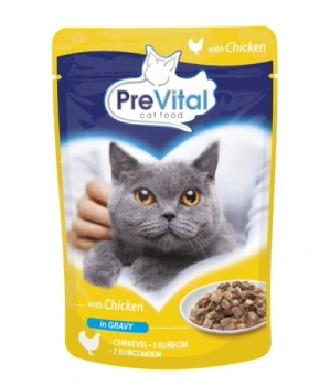 PREVITAL KARMA MOKRA Z KURCZAKIEM W SOSIE 100G