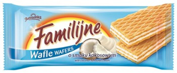 Jutrzenka Wafle Familijne Kokosowe 180G