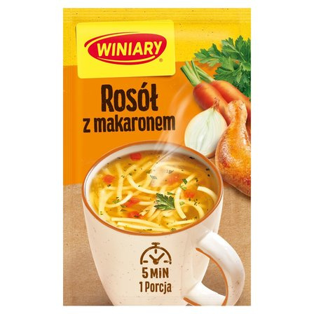WINIARY ZUPA ROSÓŁ Z MAKARONEM 12G