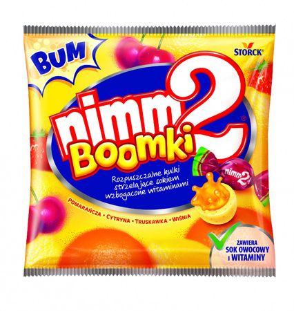 Cukierki miękkie rozpuszczalne Nimm2 Boomki owocowe 90g