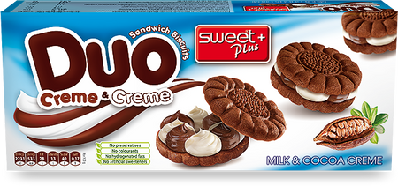 SOFIO CIASTKA DUO Z KREMEM 165G