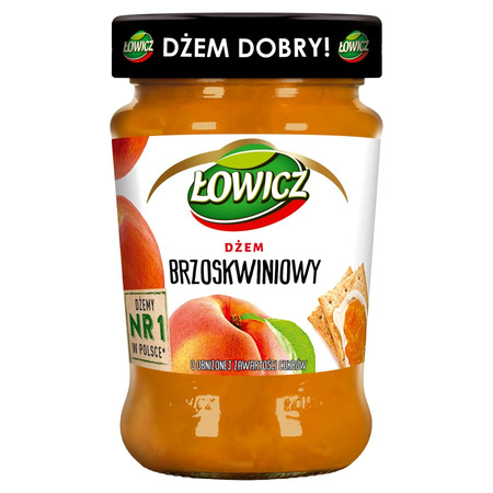 Łowicz Dżem brzoskwiniowy niskosłodzony 280G