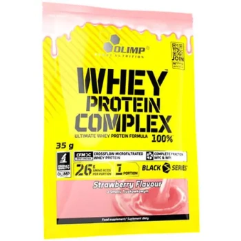 Olimp Whey Protein Complex 100% 35g Saszetka Truskawka Odżywka Białkowa