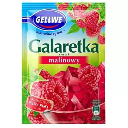 GELLWE GALARETKA MALINOWA 72G