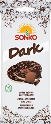 Sonko Dark Wafle ryżowe w czekoladzie 65G