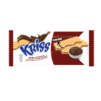 KRISS WAFELKI O SMAKU KAKAOWYM 180G
