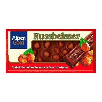 ALPEN GOLD Nussbeisser czekolada mleczna z orzechami laskowymi 100G