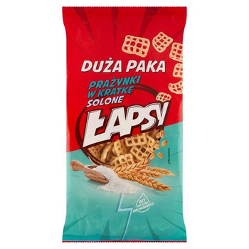 ŁAPSY PRAŻYNKI W KRATKĘ SOLONE 110G