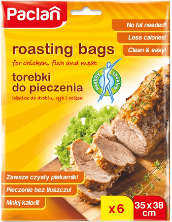 Torebki do pieczenia Paclan 35 cm x 38 cm przezroczysty