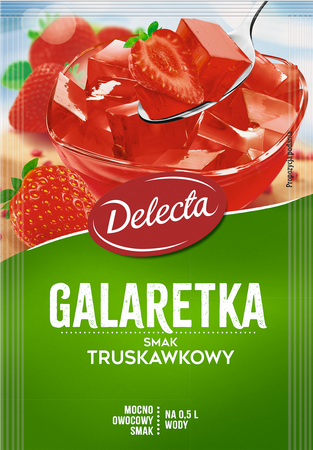 Delecta Galaretka truskawkowa 75G