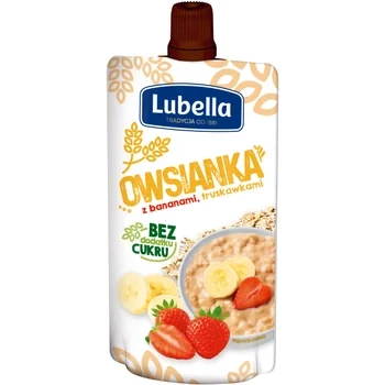 LUBELLA Owsianka z Bananami i Truskawkami 100 g