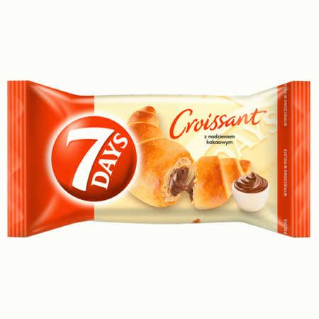 Rogalik Croissant 7 Days o smaku kakaowym 60 g