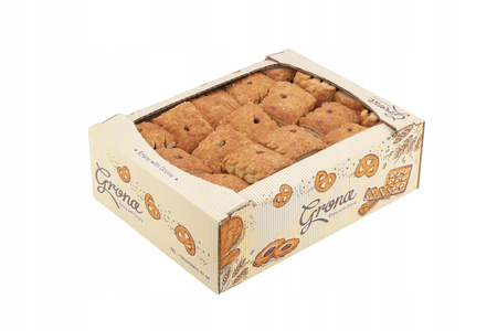 SOFIO CIASTKA FRANCUSKIE JAŚKI Z NADZIENIEM KAKAOWYM 600G