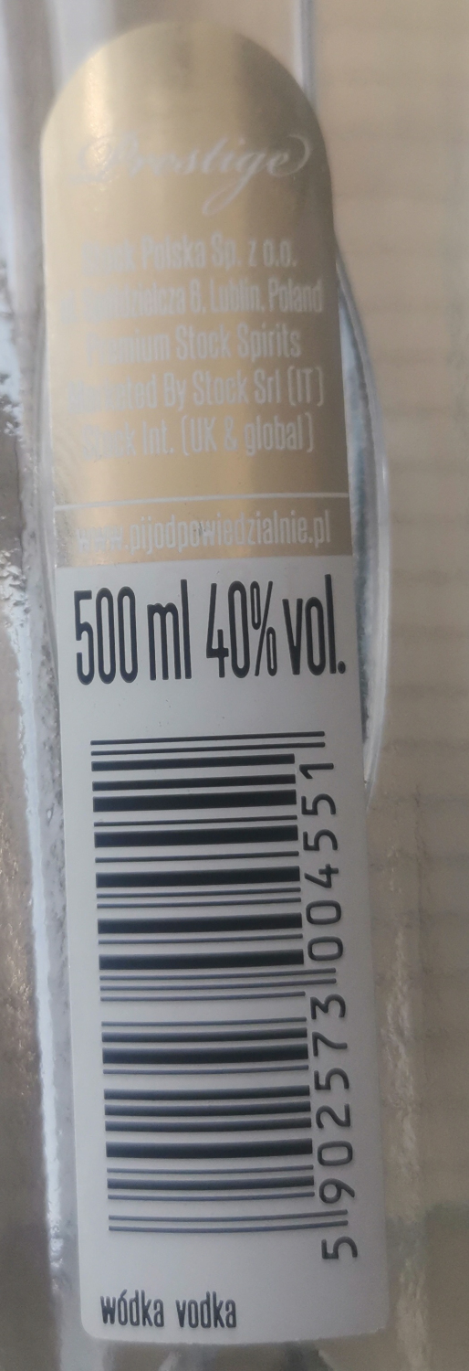 Stock Prestige 40% vol. 500ml w Wódki Tradycyjne - e-Prim