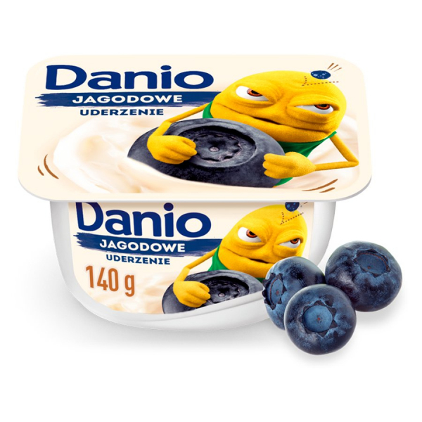 Danio Jagodowe serek homogenizowany 140g