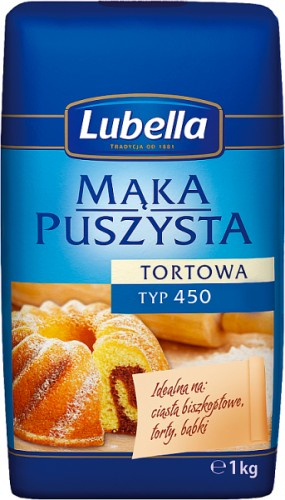 Lubella Mąka Puszysta tortowa typ 450 1KG