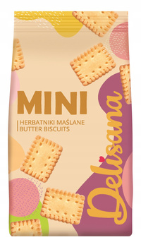 DELISANA MINI HERBATNIKI MAŚLANE 100G