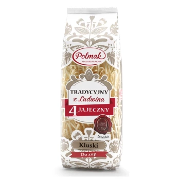 POLMAK MAKARON TRADYCYJNY 4-JAJECZNY KLUSKI 250G
