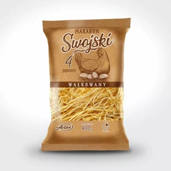 ARTEX MAKARON SWOJSKI 4-JAJECZNY KRAJANKA CIENKA 400G
