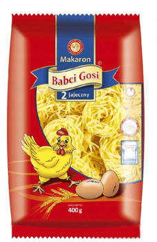 ARTEX MAKARON BABCI GOSI GNIAZDA 2-JAJECZNY 400G