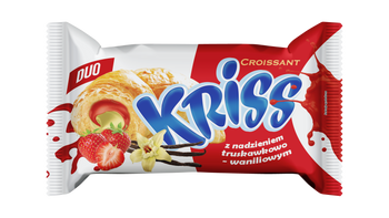 KRISS ROGALIK Z NADZIENIEM WANILIA/TRUSKAWKA 60G