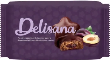 DELISANA PIERNIKI ŚLIWKOWE W POLEWIE KAKAOWEJ 200G