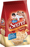 Melvit Płatki owsiane pełnoziarniste Secret Family 500G
