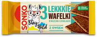 Sonko Wafle lekkie z owsem w czekoladzie mlecznej 36g