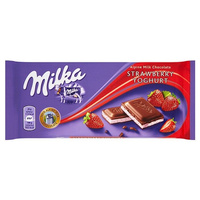 Milka Czekolada truskawkowa 100G