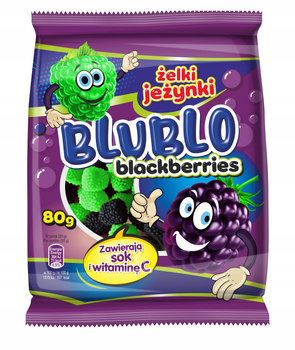 APETITKI ŻELKI BLUBLO JEŻYNKI 80G