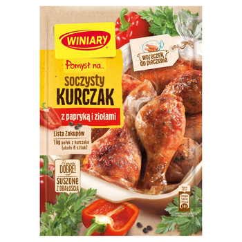 WINIARY POMYSŁ NA SOCZYSTY KURCZAK Z PAPRYKĄ I ZIOŁAMI 28G