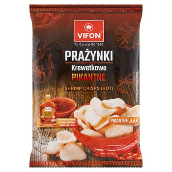PRAŻYNKI KREWETKOWE PIKANTNE 100G