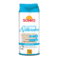 Wafle ryżowe naturalne 130 g. Sonko