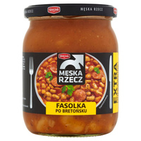MĘSKA RZECZ FASOLKA PO BRETOŃSKU Z KIEŁBASĄ 500G