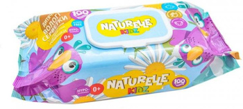 Chusteczki Nawilżane Naturelle z rumiankiem 100 szt z Klipsem