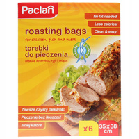 Torebki do pieczenia Paclan 35 cm x 38 cm przezroczysty