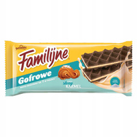 Jutrzenka Wafle Familijne gofrowe karmelowe 140G