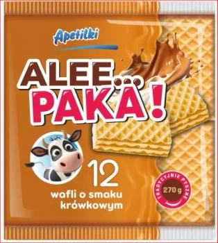 APETITKI WAFLE PRZEKŁADANE KRÓWKOWE 270G