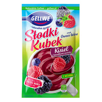 GELLWE KISIEL SŁODKI KUBEK OWOCE LEŚNE 28G